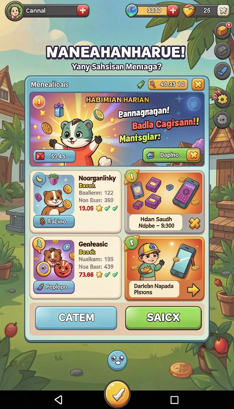 Beragam pilihan permainan menarik dalam aplikasi Download hokihebat APK Terbaru untuk HP Android.